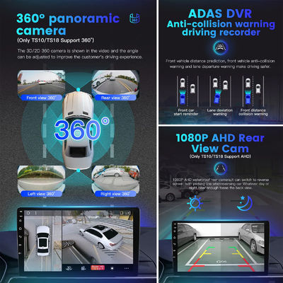 8 * 코르텍스TM A55 1.6GHZ CPU 10.1인치 2 딘 자동차 라디오 유니버설 자동차 장착 및 4 64G 스토리지 안드로이드 오토라디오