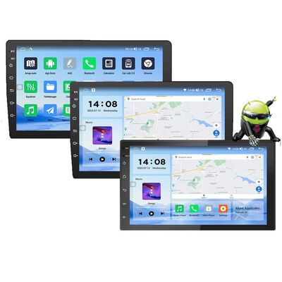 유니버설 2 Din QELD/IPS 터치 스크린 라디오 플레이어 Carplay와 스플릿 스크린 기능