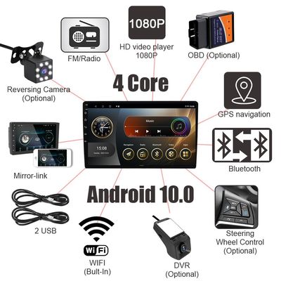 안드로이드 9.0 GPS 네비와 애플 카플레이 안드로이드 오토 FM 오토라디오