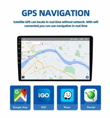 자동차 라디오 7/8/9/10/12/13 인치 터치 스크린 미러 링크 지원 안드로이드 자동 카플레이 GPS 내비게이션
