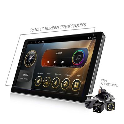 다국어 사용 가능 7/9/10 인치 안드로이드 자동차 라디오 DVD 플레이어 GPS 와이파이 블루투스