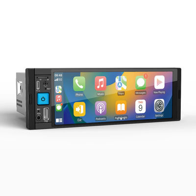 자동차 라디오 무선 Carplay 1Din MP5 플레이어와 FM/AM/RDS 멀티미디어 및 블루투스