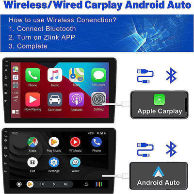유니버설 9인치 T5 Carplay For Volkswagen Multimedia 2 Din Car Audio 안드로이드 스테레오