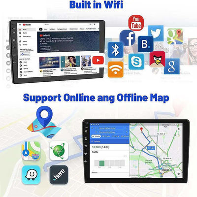 유니버설 9인치 T5 Carplay For Volkswagen Multimedia 2 Din Car Audio 안드로이드 스테레오
