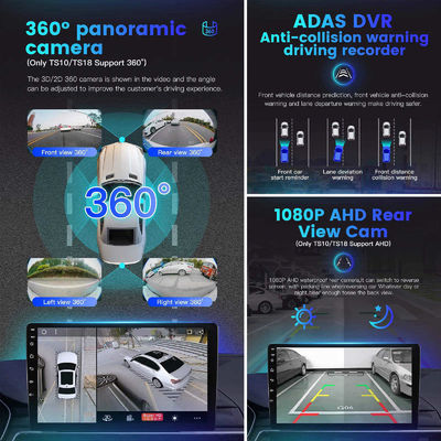 9인치 안드로이드 자동차 라디오 GPS 1280*720 8-코어 6 128GB 4G 카플레이 DSP/RDS 자동차용 DVD 플레이어