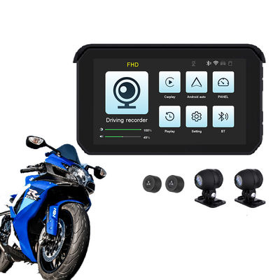 IP67 방수 5인치 IPS 화면 모터사이클 GPS 내비게이션