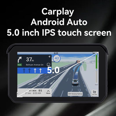 IP67 방수 5인치 IPS 화면 모터사이클 GPS 내비게이션