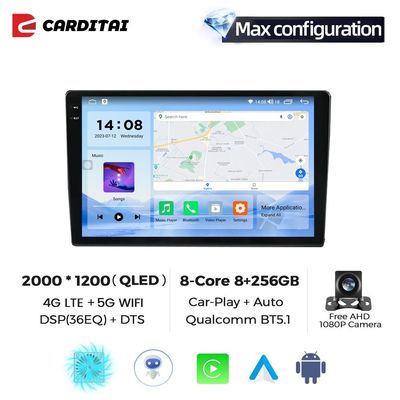 카플레이 GPS 내비게이션 2 Din 안드로이드 11 BMW 3 E90 E91 E92 E93 2005 2012 자동차 라디오