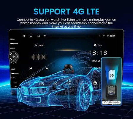 GPS 기능 내장 1DIN 9인치 터치 스크린 TS18 안드로이드 자동차 라디오 더블 딘 자동차 스테레오 WIFI BT