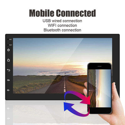 OLED 화면 7인치 1인치 2인치 안드로이드 자동차 라디오 유니버설 GPS 와이파이 후면 카메라