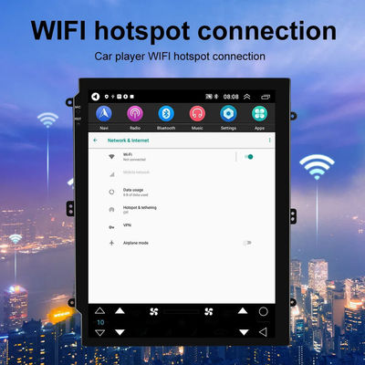 라디오 튜너 9.7인치 안드로이드 12 카플레이 8코어 2 딘 자동차 GPS 멀티미디어 플레이어 와이파이 오디오
