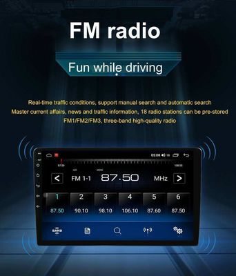 유니버설 9인치 안드로이드 11 자동차 스테레오 듀얼 딘 터치 스크린 비디오 오토라디오 GPS 와이파이 BT FM RDS