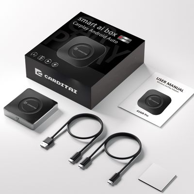 퀄컴의 QCM6125 8-코어 CPU 와이어리스 카플레이 Ai 박스 넷플릭스 유튜브 4G 64G LTE GPS