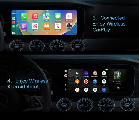 볼보 포드 벤츠 VW KIA를 위한 최신 기술 무선 CarPlay Ai 박스 업그레이드