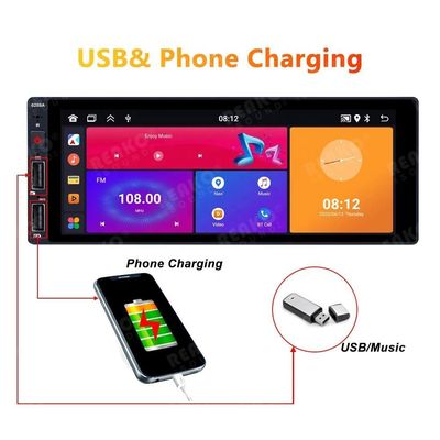 1G/2G 램 6.86 인치 HD IPS 화면 SW150 미러링크와 FM 라디오와 함께 자동차 스테레오 라디오