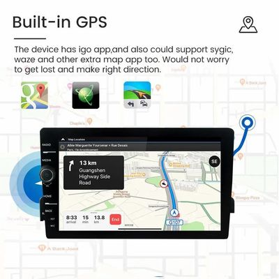 유니버설 9인치 2DIN 안드로이드12 자동차 멀티미디어 플레이어 스테레오 GPS 내비게이션 DVD 비디오 카플레이