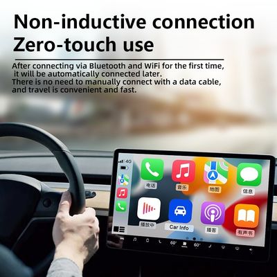 휴대용 CarPlay 안드로이드 13 멀티미디어 비디오 무선 자동차 플레이 Ai 박스 자동차 공기 정화기