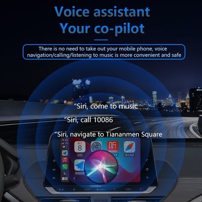 휴대용 CarPlay 안드로이드 13 멀티미디어 비디오 무선 자동차 플레이 Ai 박스 자동차 공기 정화기