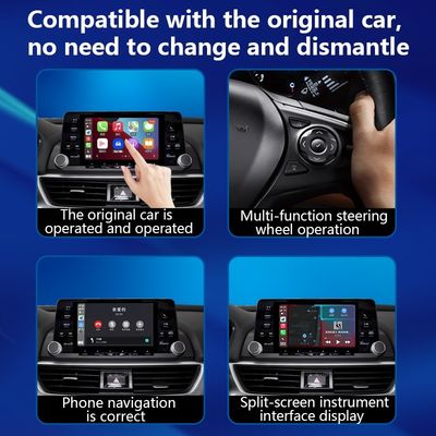 휴대용 CarPlay 안드로이드 13 멀티미디어 비디오 무선 자동차 플레이 Ai 박스 자동차 공기 정화기