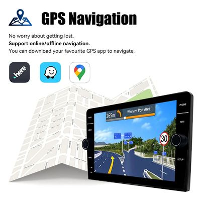 8인치 2din 안드로이드 13 자동차 스테레오 QELD 화면 GPS 와이파이 및 카메라