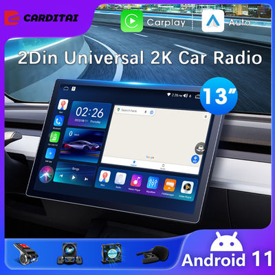 13.3인치 안드로이드 12 카플레이 4G GPS 네비게이션 쉐보레 실버라도 GMTK2 2013-2018 멀티미디어 플레이어