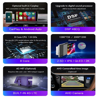 OLED 스크린 10.1인치 안드로이드 9 2 딘 자동차 멀티미디어 스테레오 플레이어 렉서스 IS250 IS200 IS220 IS300 2006-2012 내비게이션 GPS 라디오