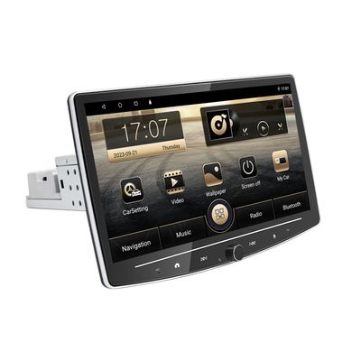 10.1인치 안드로이드 멀티미디어 플레이어와 2GB 램을 갖춘 360도 회전 자동차 라디오
