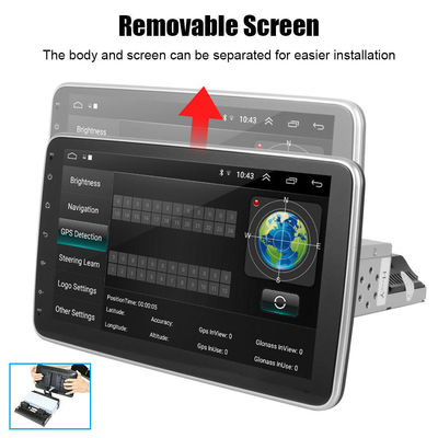1DIN 4G 와이파이 안드로이드 10인치 FM RDS 블루투스 와이파이 GPS 자동차 라디오 OLED 화면