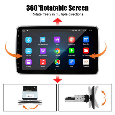 1DIN 4G 와이파이 안드로이드 10인치 FM RDS 블루투스 와이파이 GPS 자동차 라디오 OLED 화면