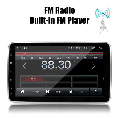 10인치 안드로이드 자동차 라디오 360 회전 멀티미디어 플레이어 GPS IPS 터치 스크린 HD 디스플레이 FM 블루투스