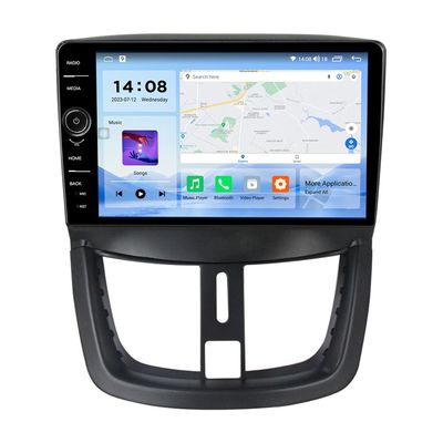 우리의 유니버설 자동차 DVD 플레이어 GPS 내비게이션과 4G 와이파이를 사용하여 Peugeot 206을 업그레이드하십시오.
