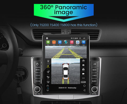 유니버설 안드로이드 자동차 라디오 9.5' 수직 화면 FM IPS Carplay MP5 자동차 플레이어