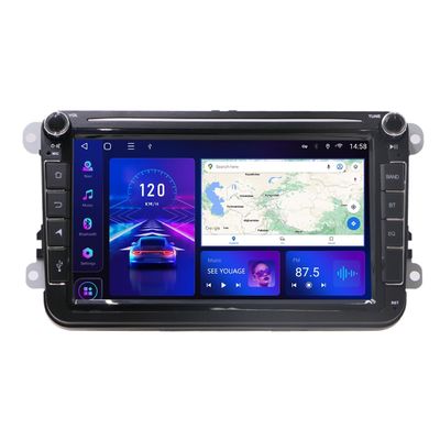 백업 카메라 VW VW 골프 6 투란 8인치 터치 스크린 자동차 스테레오용 안드로이드 자동차 라디오